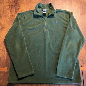 Men’s quarter zip North Face Fleece - medium